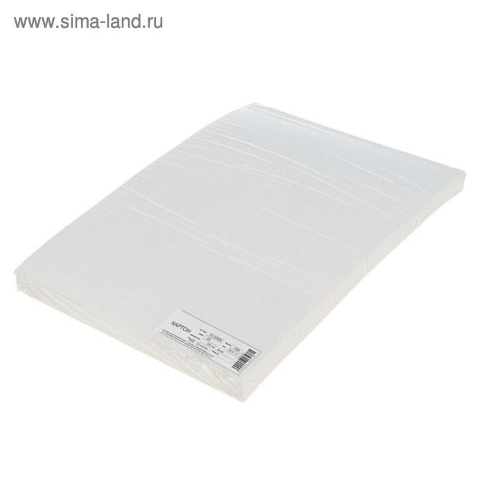 Картон хром-эрзац А3 (30х42см), 50 листов, 360 г/м2, "Ладога" немелованный, 0.5мм