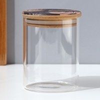 Банка для хранения сыпучих продуктов и круп &laquo;Тропики&raquo;, 450 мл