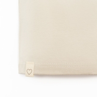 Футболка Крошка, Я BASIC LINE, рост 68-74 см, молочный