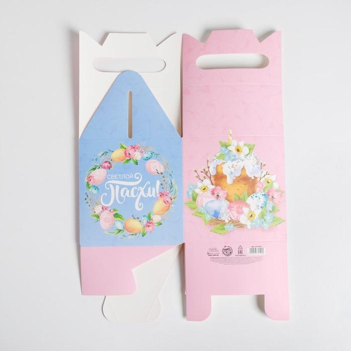 Коробка кондитерская, упаковка, &laquo;Светлой Пасхи&raquo;, 14 х 14 х 14 см 2678933