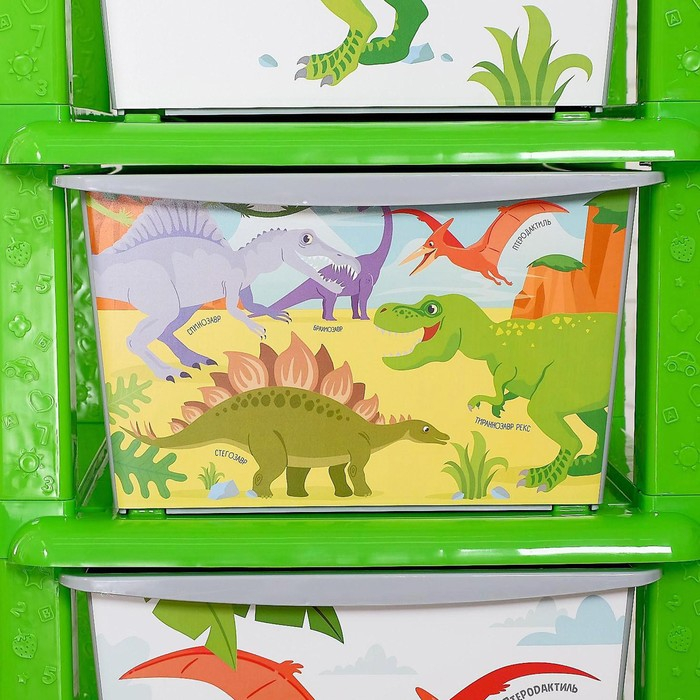 Комод детский &laquo;Дино&raquo;, 5 секций