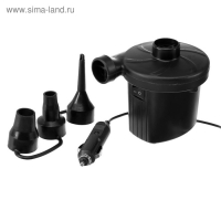 Насос электрический 12 В, 75 Вт, от прикуривателя, 3 насадки Насос электрический 12 В, 75 Вт, от прикуривателя, 3 насадки