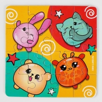 Антистресс сквиш мялка с пазлом «Зверята» Антистресс сквиш мялка с пазлом «Зверята»