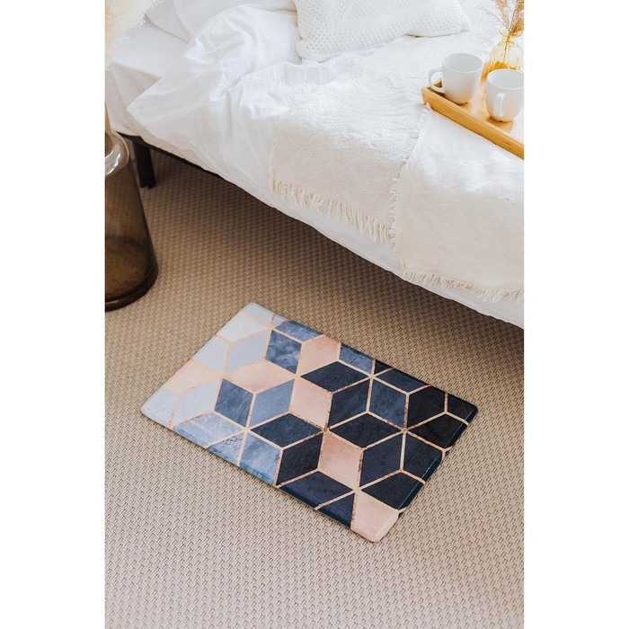 Коврик для ванной и туалета Доляна «Бурлеск», 40×60 см Коврик для ванной и туалета Доляна «Бурлеск», 40×60 см