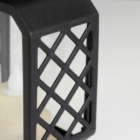 Ночник "Фонарь малый" LED от батареек 3хLR44 черный 9,5х6,5х15,5 см Ночник "Фонарь малый" LED от батареек 3хLR44 черный 9,5х6,5х15,5 см