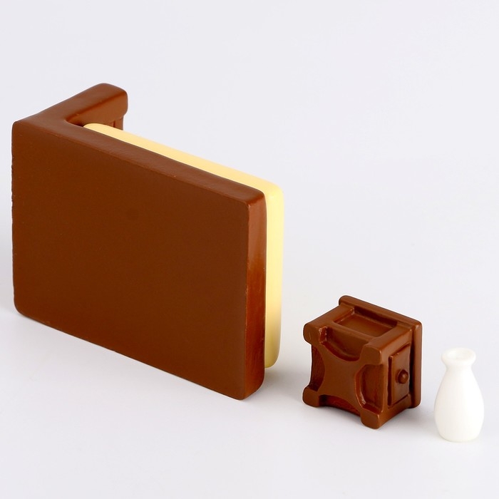 Миниатюра кукольная &laquo;Спальное место&raquo;, набор кровать и тумба