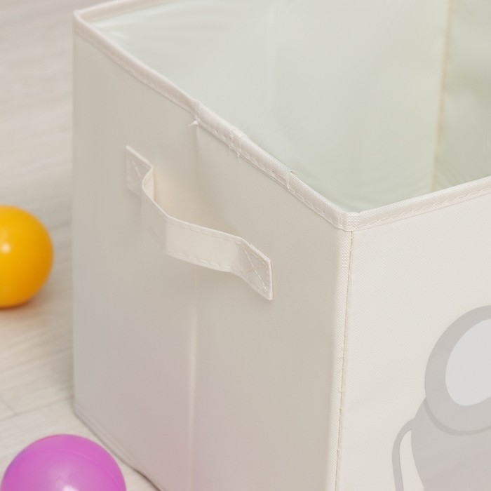 Короб стеллажный для хранения &laquo;Слоник&raquo;, 29&times;29&times;29 см