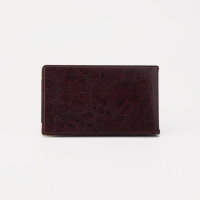 Визитница, 18 карт, цвет бордовый