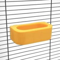 Кормушка для птиц внутренняя матовая 14,3 х 7,2 х 4,8 см, жёлтая Кормушка для птиц внутренняя матовая 14,3 х 7,2 х 4,8 см, жёлтая