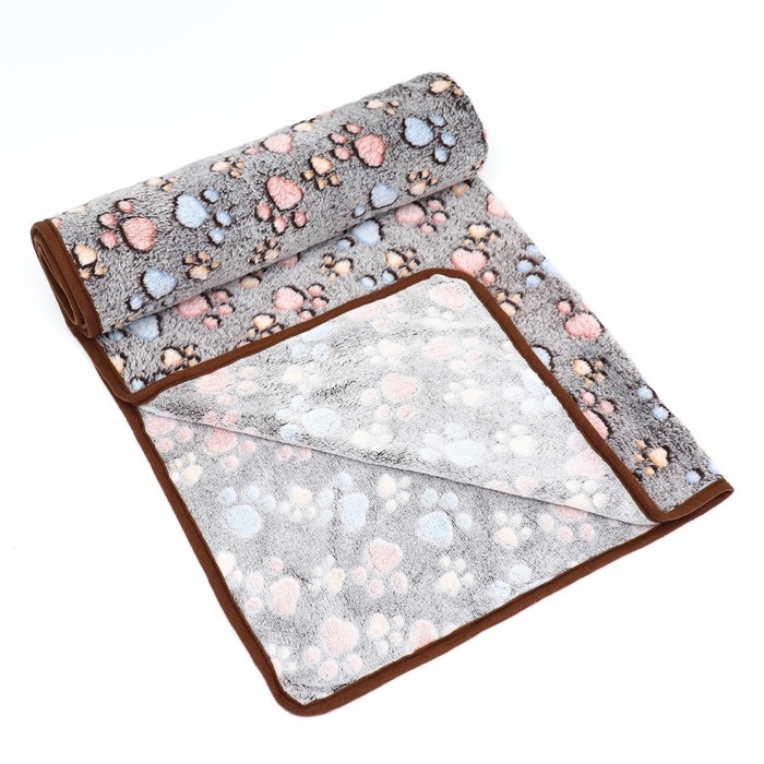 Плед для животных Плед для животных "С любовью", 104 х 72 см, серый