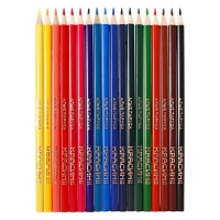 Набор карандашей цветных Красин "Поле чудес", шестигранные, заточенные, европодвес, 18 штук Набор карандашей цветных Красин "Поле чудес", шестигранные, заточенные, европодвес, 18 штук