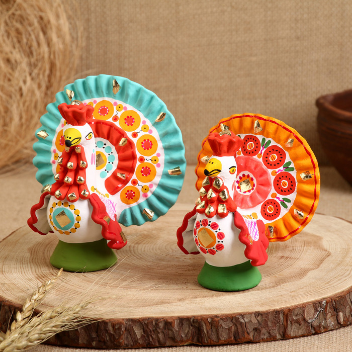 Дымковская игрушка Дымковская игрушка "Индюк"