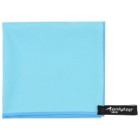 Полотенце из микрофибры ONLYTOP, 76х152 см, цвет голубой Полотенце из микрофибры ONLYTOP, 76х152 см, цвет голубой