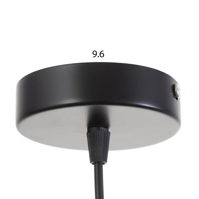 Люстра "Контур" 1х60Вт Е27 Чёрный 20х20х22(90)см