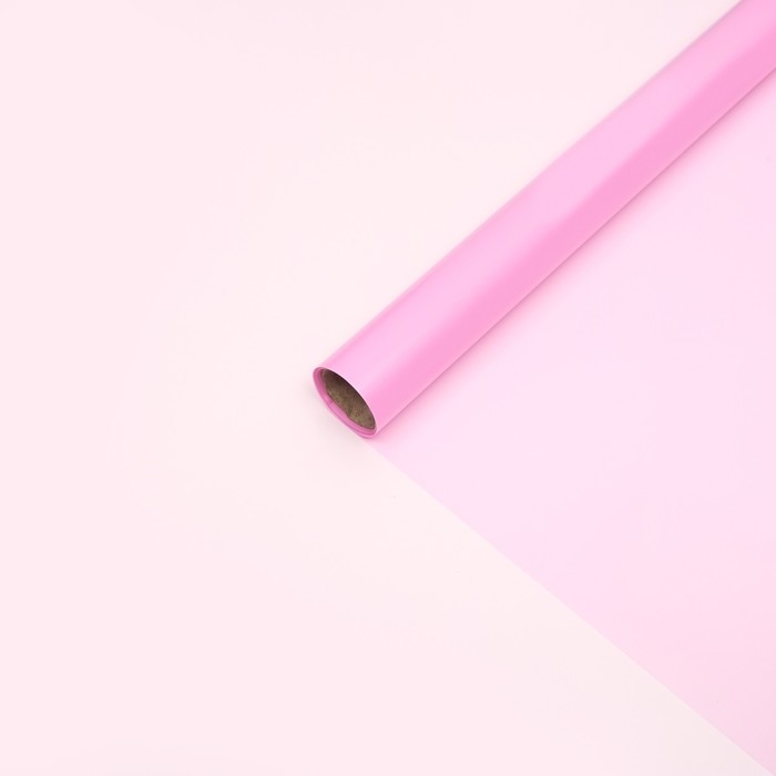 Пленка для цветов "Хрусталь", светло-розовый, 58 см х 5 м