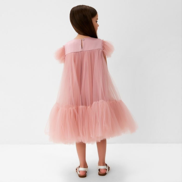 Платье детское с пышной юбкой KAFTAN, рост 86-92, розовый
