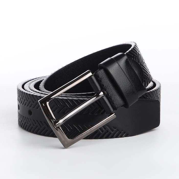 Ремень мужской «Великан», ширина 4 см, винт, пряжка металл, цвет чёрный Ремень мужской «Великан», ширина 4 см, винт, пряжка металл, цвет чёрный