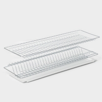 Комплект посудосушителей с поддоном для шкафа 80 см, 76,5×25,6 см, цинк Комплект посудосушителей с поддоном для шкафа 80 см, 76,5×25,6 см, цинк