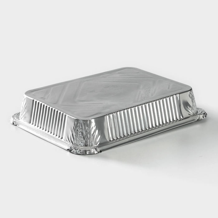 Форма из фольги для выпечки и запекания Доляна, 1,1 л, 225×175×35 мм, 2 шт/уп Форма из фольги для выпечки и запекания Доляна, 1,1 л, 225×175×35 мм, 2 шт/уп