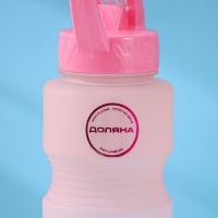 Бутылка с трубочкой Доляна «Градиент», 700 мл, 25×7×8 см, цвет МИКС Бутылка с трубочкой Доляна «Градиент», 700 мл, 25×7×8 см, цвет МИКС