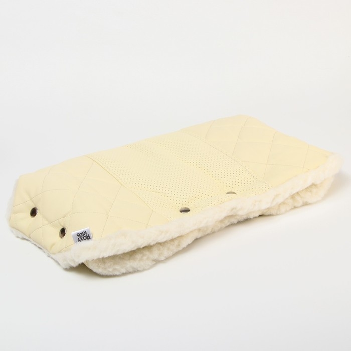 Муфта для коляски стеганная Elegante, цвет: молочный Муфта для коляски стеганная Elegante, цвет: молочный