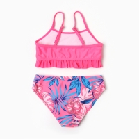 Купальник раздельный для девочек, цвет розовый, рост 110-116 см