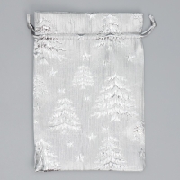 Мешочек подарочный парча «Новогодний лес», 16 х 24 см, Новый год Мешочек подарочный парча «Новогодний лес», 16 х 24 см, Новый год