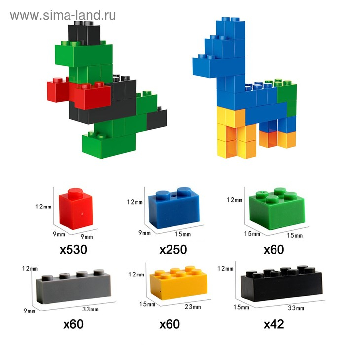 Конструктор &laquo;Классический набор&raquo;, 1000 деталей