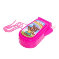 Музыкальный телефон «Зверюшки», русская озвучка, световые эффекты, работает от батареек, МИКС Музыкальный телефон «Зверюшки», русская озвучка, световые эффекты, работает от батареек, МИКС