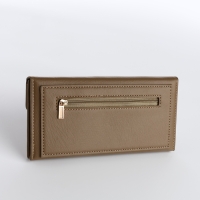 Кошелёк женский на кнопке, цвет хаки