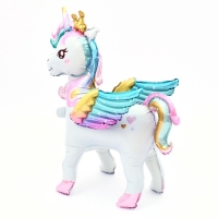 Шар фольгированный 26" «Единорог с крыльями», под воздух Шар фольгированный 26" «Единорог с крыльями», под воздух