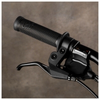 Грипсы 120 мм, внутренний диаметр 24 мм, цвет чёрный