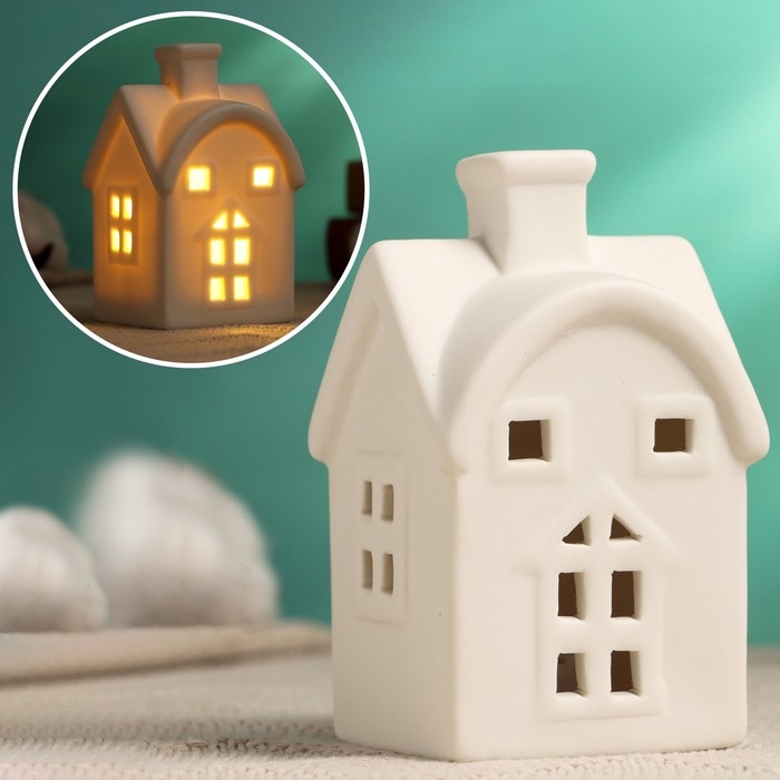 Фигура с подсветкой Фигура с подсветкой "Домик" 6х6х10см, 2/LR41