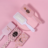 Расчёска массажная, 5,5 &times; 17,6 см, рисунок МИКС