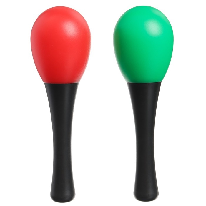 Набор погремушек «Перкуссионные маракасы», 2 шт., цвет МИКС, Крошка Я Набор погремушек «Перкуссионные маракасы», 2 шт., цвет МИКС, Крошка Я