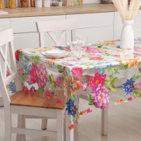 Клеёнка на стол Доляна &laquo;Сад&raquo;, ширина 137 см, толщина 0,08 мм, рулон 30 метров
