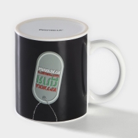 Кружка-хамелеон керамическая Доляна &laquo;Жетон&raquo;, 350 мл ㅤ