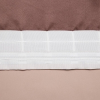 Штора портьерная Этель 145х265 см, двусторонний блэкаут, цвет бежевый, пл. 240 г/м2 Штора портьерная Этель 145х265 см, двусторонний блэкаут, цвет бежевый, пл. 240 г/м2