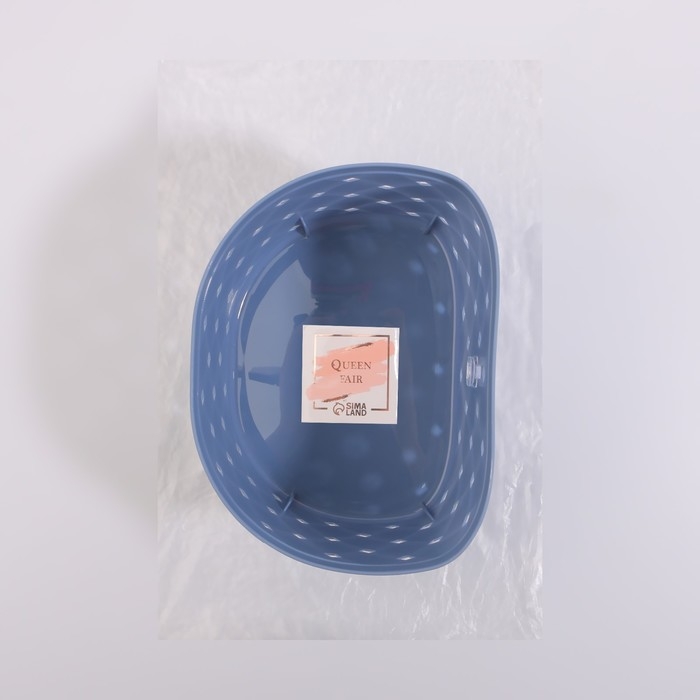 Органайзер для хранения, навесной, 1 секция, с клеевыми крючками, 16,5 &times; 12 &times; 9 см, цвет МИКС