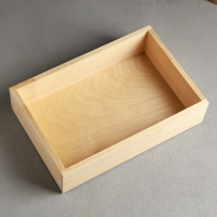 Кашпо деревянное 30×20×7.5 см Элегант, натуральный Дарим Красиво Кашпо деревянное 30×20×7.5 см Элегант, натуральный Дарим Красиво