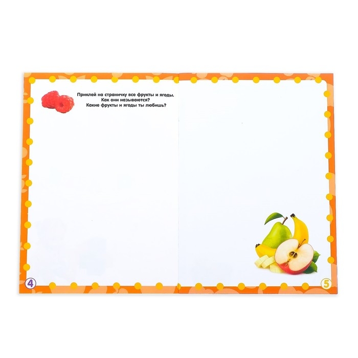 Книжка с наклейками &laquo;Мои первые слова&raquo;, 12 стр.