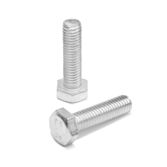 Болт ТУНДРА, оцинкованный, DIN 933, класс прочности 8.8, М8х30 мм, 5 кг