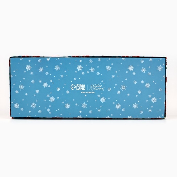 Коробка складная под 12 конфет «Рябина», 3.8 х 10.5 х 26.5 см, Новый год Коробка складная под 12 конфет «Рябина», 3.8 х 10.5 х 26.5 см, Новый год