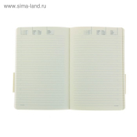 Ежедневник недатированный А5, 136 листов Megapolis Flex, обложка искусственная кожа, блок 70 г/м2, чёрный Ежедневник недатированный А5, 136 листов Megapolis Flex, обложка искусственная кожа, блок 70 г/м2, чёрный