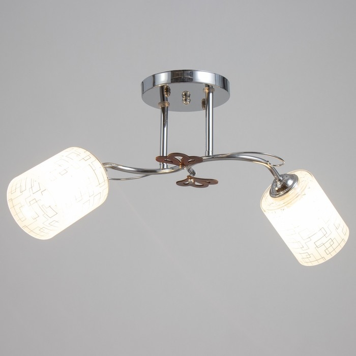 Люстра "Авиэтта" 2хЕ27 40Вт хром 58х23х26 см BayerLux