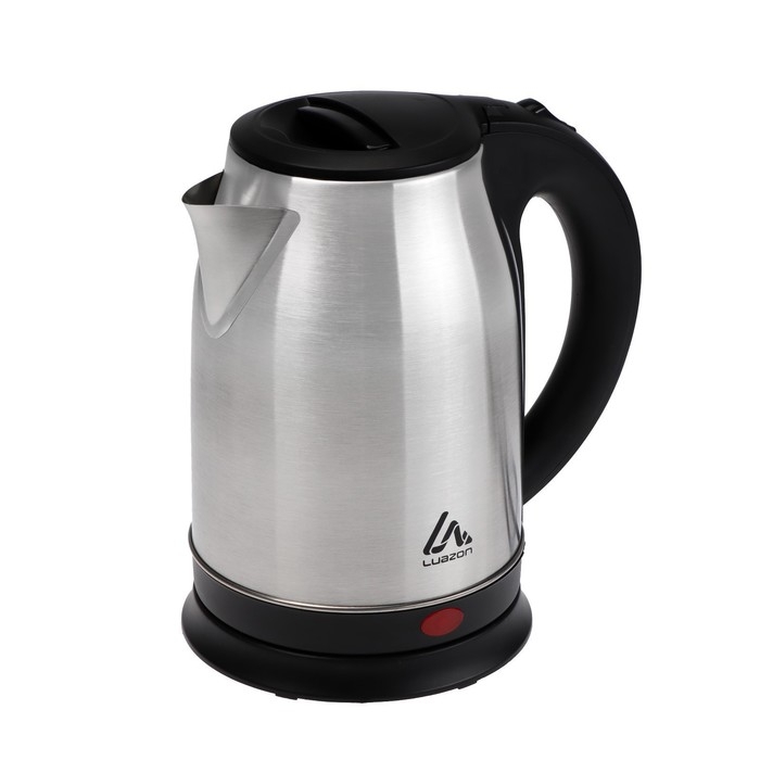Чайник электрический Luazon LSK-1803, металл, 1.8 л, 1800 Вт, серебристо-чёрный Чайник электрический Luazon LSK-1803, металл, 1.8 л, 1800 Вт, серебристо-чёрный