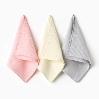 Набор кух.полотенец "Доляна" роз, сер,бел. 35х60см-3шт., 100% хл, вафля, 220 гр/м2