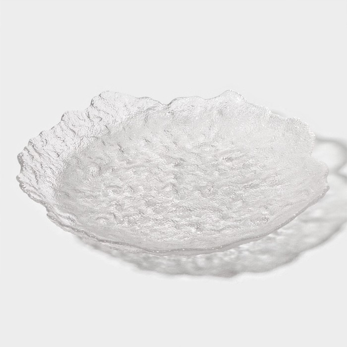 Блюдо для подачи стеклянное «Рифальтаро», d=25 см, 25×4 см Блюдо для подачи стеклянное «Рифальтаро», d=25 см, 25×4 см