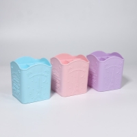 Органайзер для хранения маникюрных/косметических принадлежностей, 4 ячейки, 10 &times; 8,5 &times; 8 см, цвет МИКС