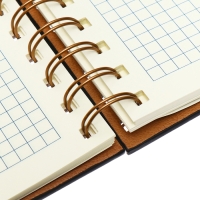 Органайзер на гребне, А5, 80л, клетка, обл.кожзам, с хлястиком, черный Органайзер на гребне, А5, 80л, клетка, обл.кожзам, с хлястиком, черный